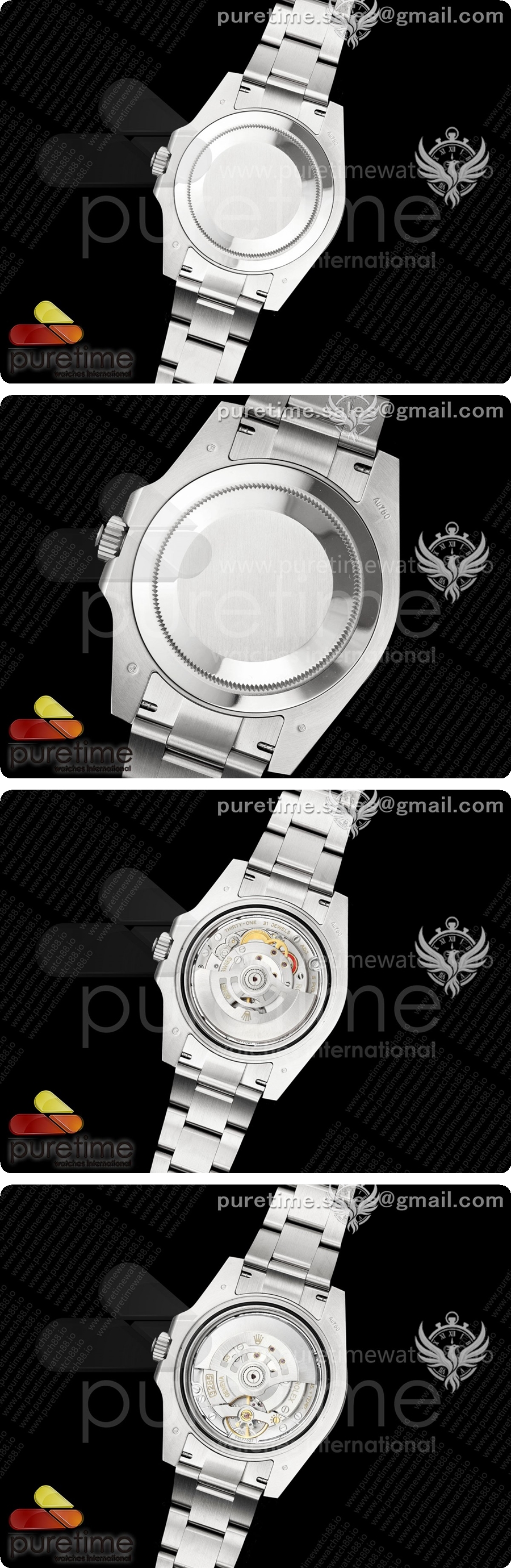 로렉스 GMT-Master II 126719 BLRO 블루/레드 세라믹 WF 베스트 에디션 블랙 다이얼 브레이슬릿 JH3285 CHS 상세이미지 5