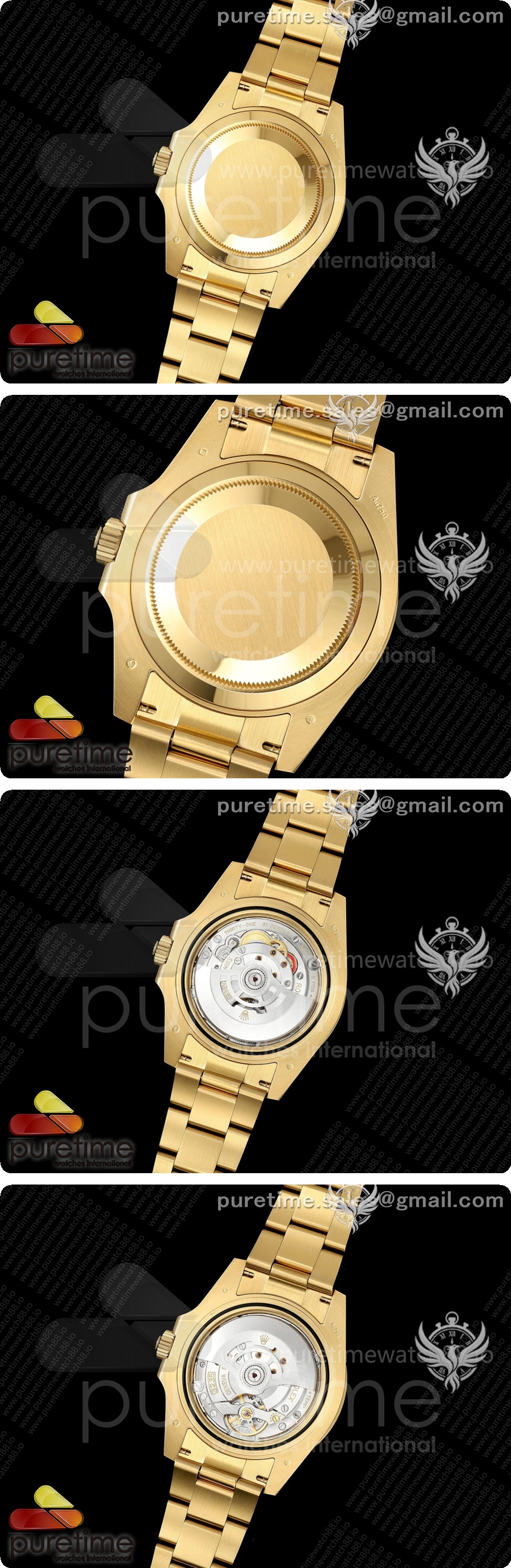 로렉스 서브마리너 41mm 옐로우골드 126618 LB 블루 세라믹 WF 1:1 베스트 에디션 JH3235 상세이미지 5