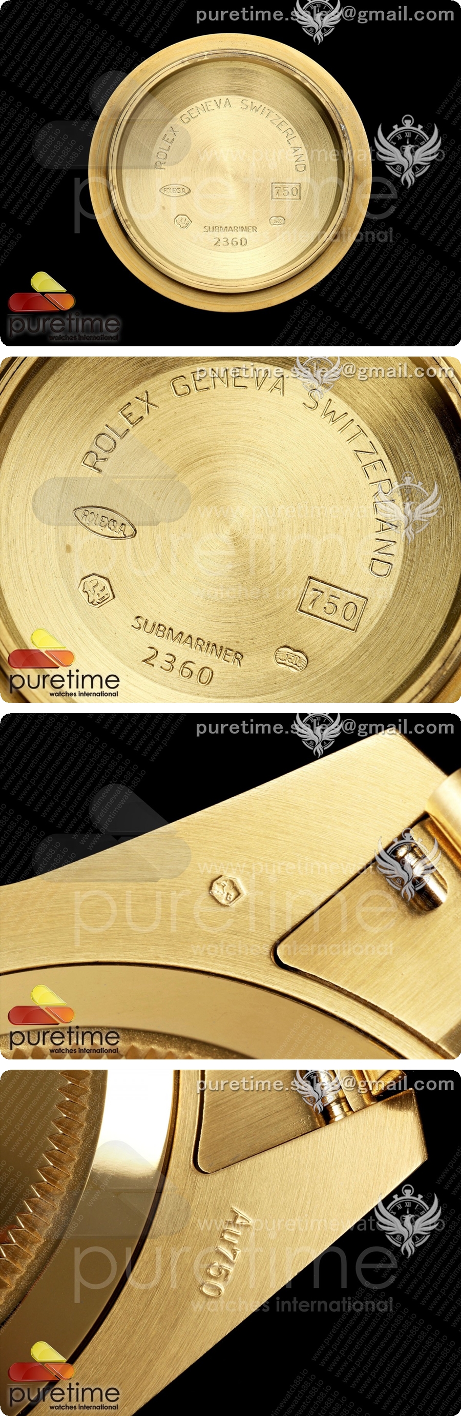 로렉스 서브마리너 41mm 옐로우골드 126618 LB 블루 세라믹 WF 1:1 베스트 에디션 JH3235 상세이미지 8