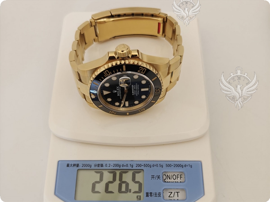 로렉스 서브마리너 41mm 옐로우골드 126618 LB 블루 세라믹 WF 1:1 베스트 에디션 JH3235 상세이미지 13
