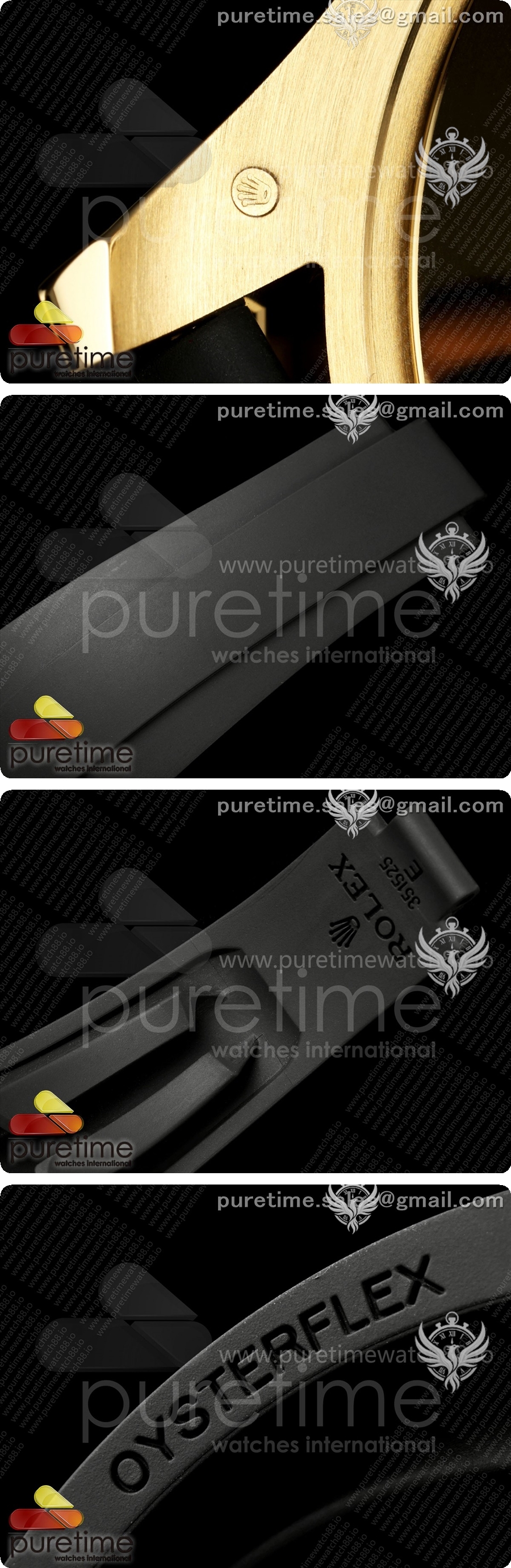 로렉스 요트마스터 42mm 226658 YG WF 1:1 베스트 에디션 3D 블랙 세라믹 베젤, 오이스터플렉스 스트랩 상세이미지 9
