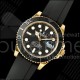 로렉스 요트마스터 42mm 226658 YG WF 1:1 베스트 에디션 3D 블랙 세라믹 베젤, 오이스터플렉스 스트랩