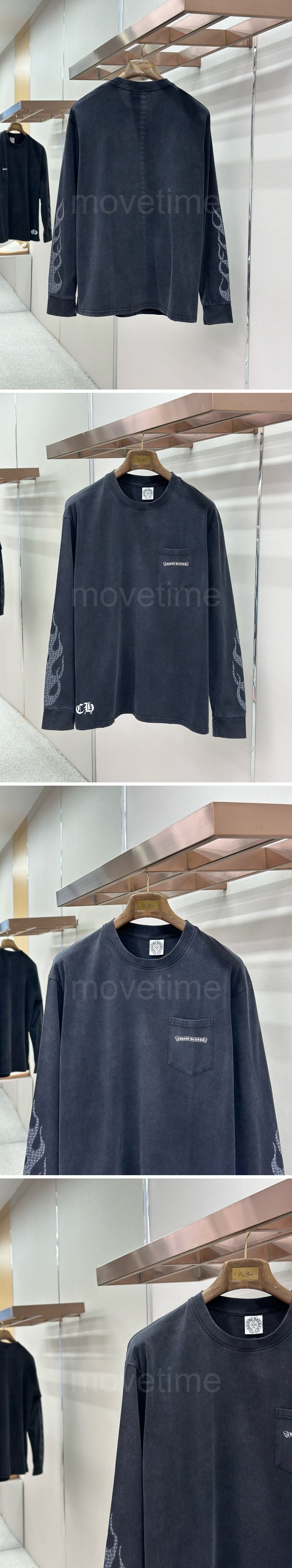 크롬하츠 워싱 긴팔 티셔츠 26SS 상세이미지 4