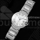 까르띠에 발롱 블루 36mm AF 1:1 베스트 에디션 화이트 다이얼 스테인리스 스틸 브레이슬릿 NH05B