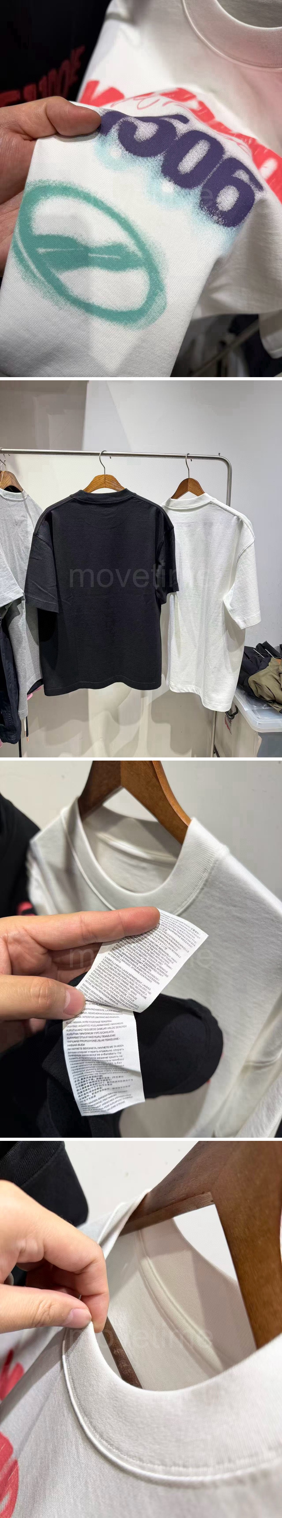 웰던 남자 오버핏 로고프린팅 반팔티 26SS 상세이미지 5