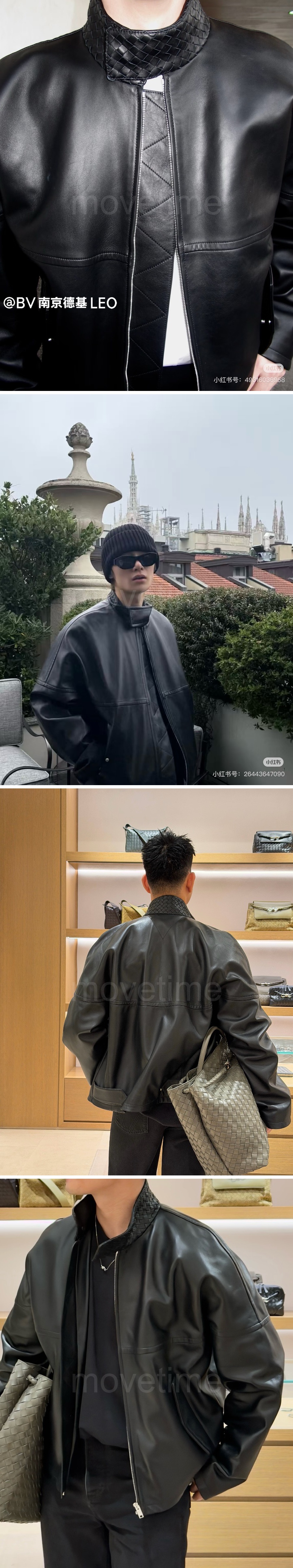 보테가베네타 남자 겨울 램스킨레더 가죽자켓 레플리카 26ss 상세이미지 3