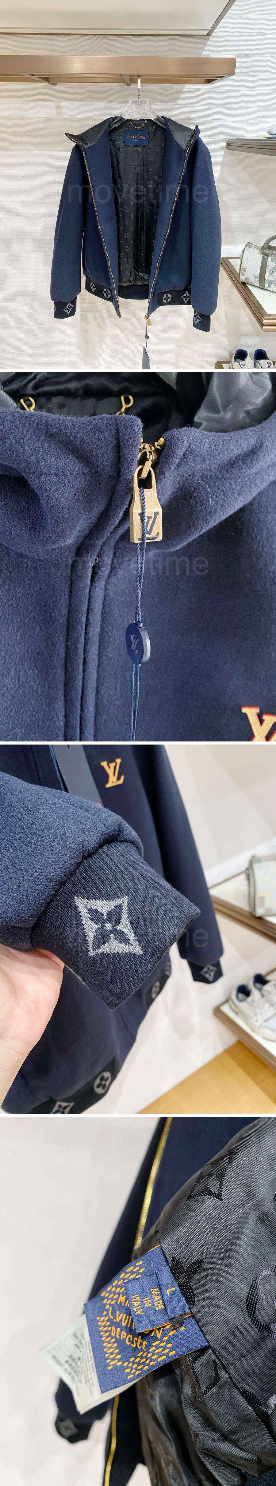 루이비통 가을 겨울 LV 후드 집업 자켓 26SS 상세이미지 3