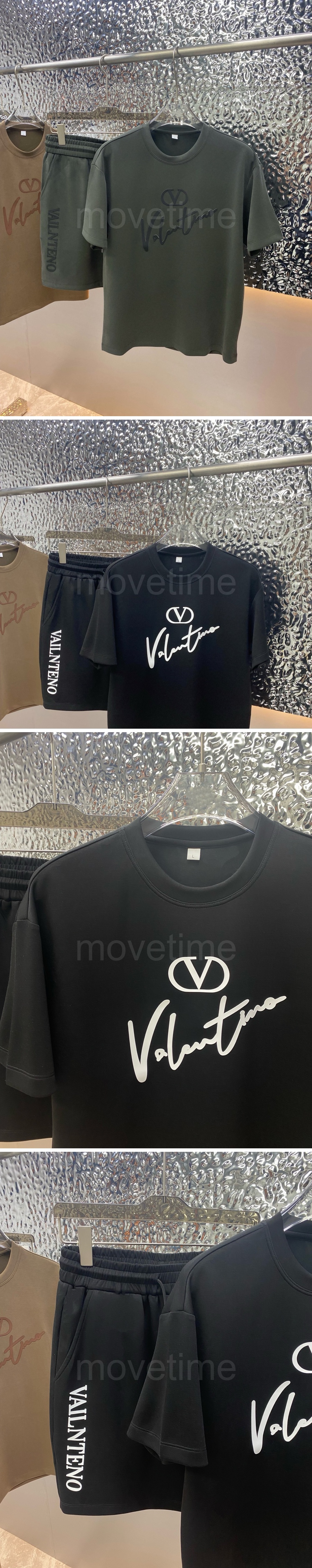 발렌티노 VLTN 여름 남자 반팔 티셔츠 셋트 26SS 상세이미지 3