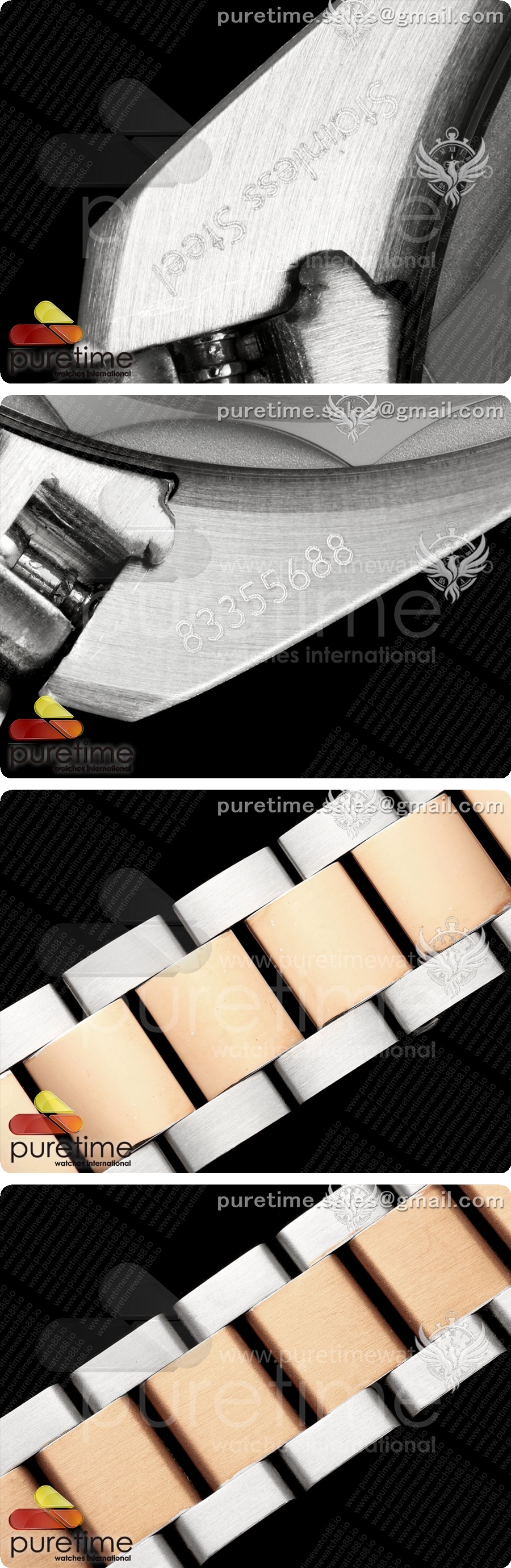 오메가 씨마스터 아쿠아테라 쉐이드 34mm 여자 스테인레스 스틸/로즈골드 VRSF 블루 텍스처 다이얼 상세이미지 9
