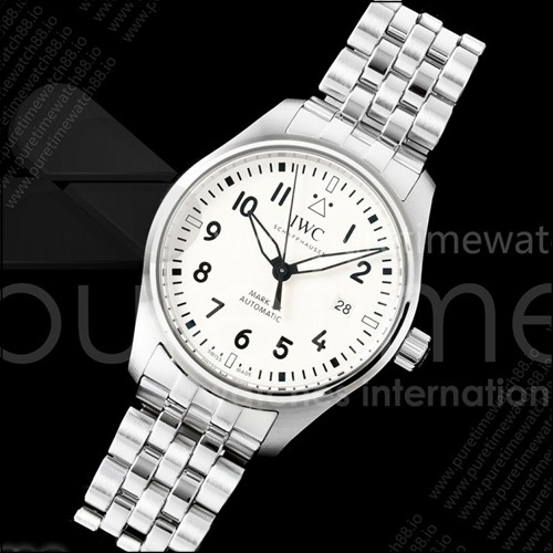 IWC Mark XX MZF 1:1 화이트 다이얼 SS 브레이슬릿 A2892