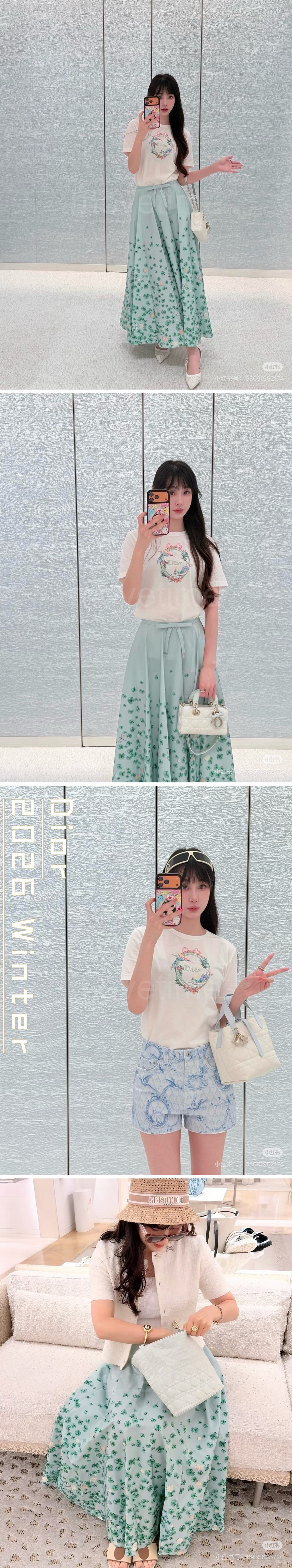 디올 여성 미디 스커트 26SS 상세이미지 2