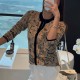 에르메스 여성 슬림핏 라운드넥 니트 가디건 26SS