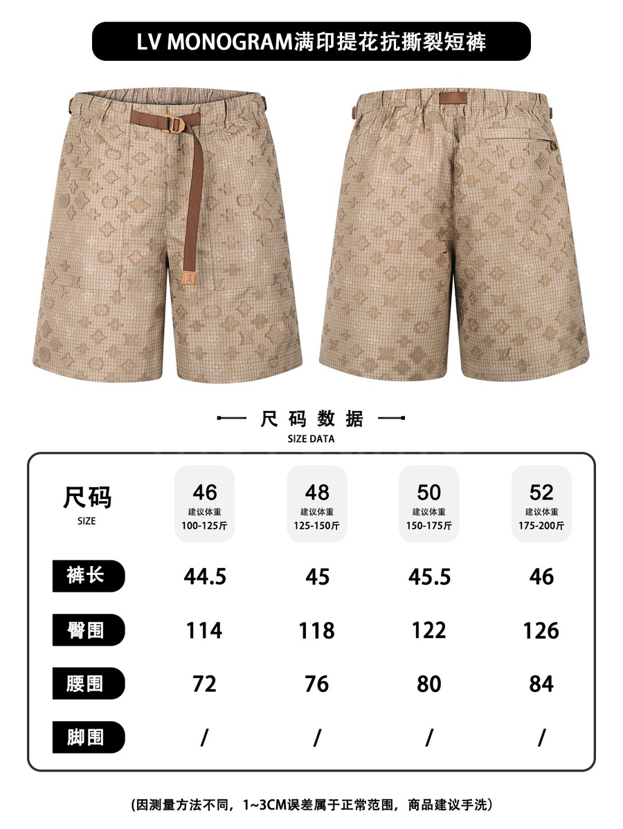 루이비통 모노그램 카라 집업 자켓 + 쇼츠 반바지 상하의 세트 26SS 상세이미지 9