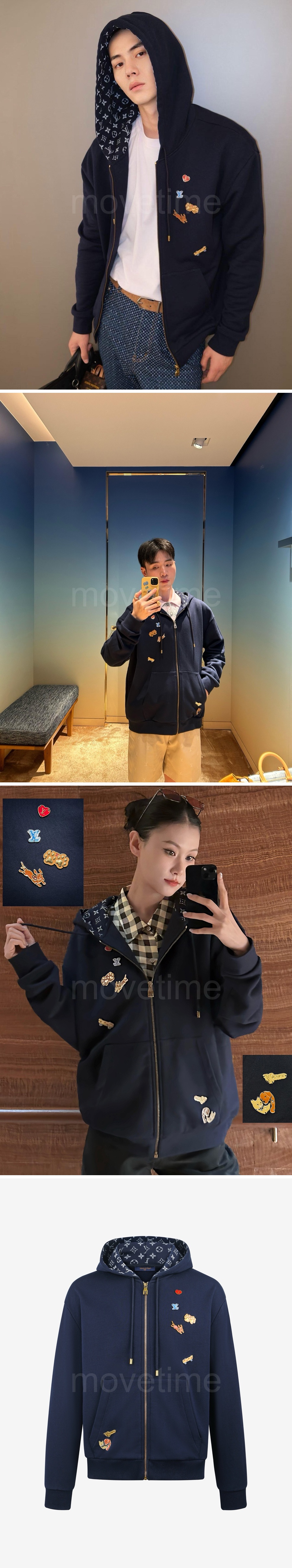 루이비통 후드 집업 자켓 1AKOWP 26SS 상세이미지 2