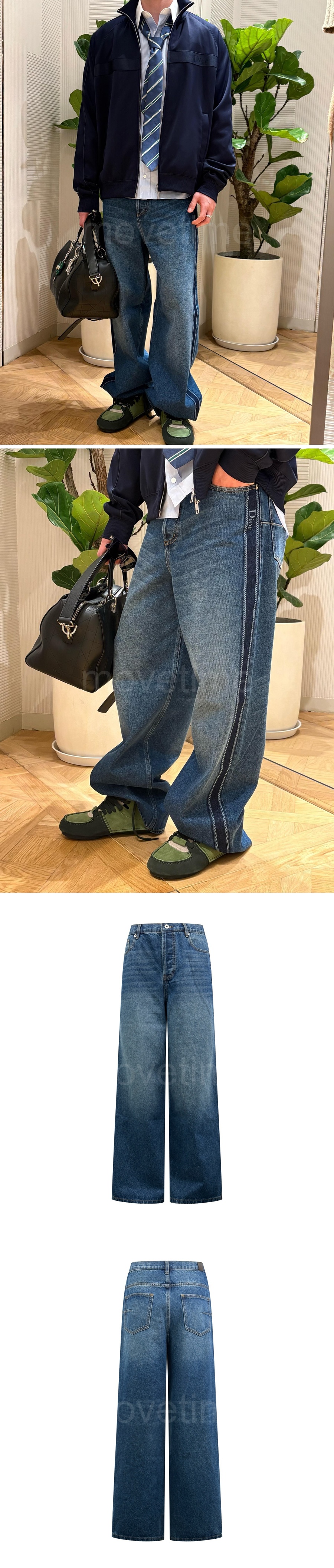 디올 오버핏 데님 팬츠 진 청바지 26SS 상세이미지 2