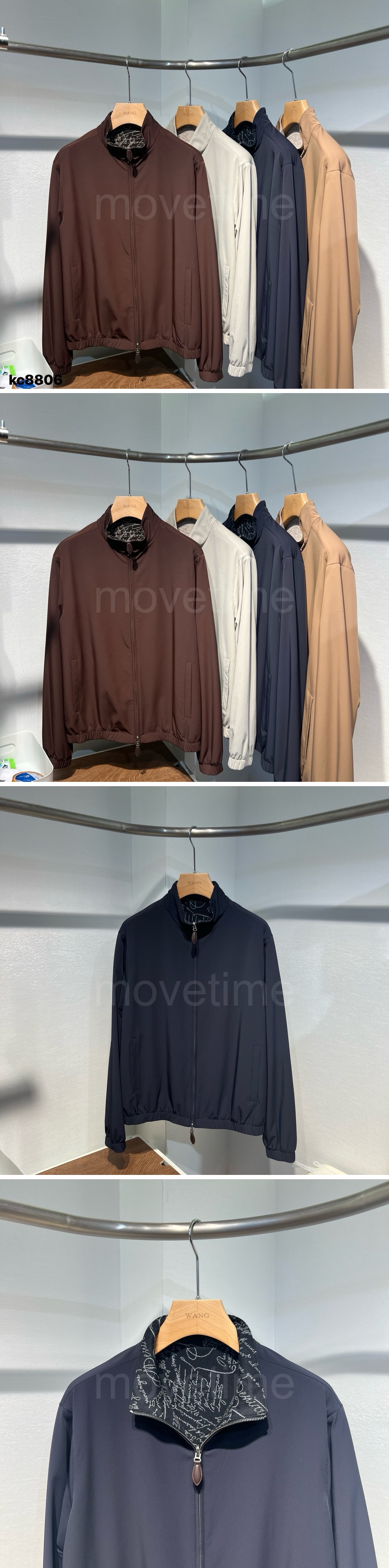 벨루티 터틀넥 리버서블 봄버 자켓 26SS 상세이미지 2