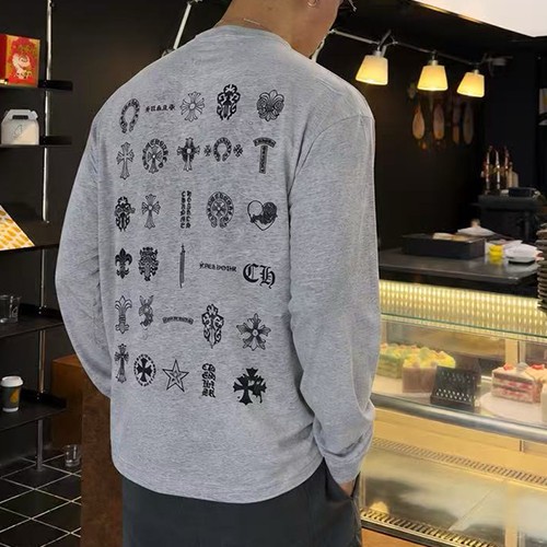 크롬하츠 남자 오버핏 긴팔 티셔츠 26SS