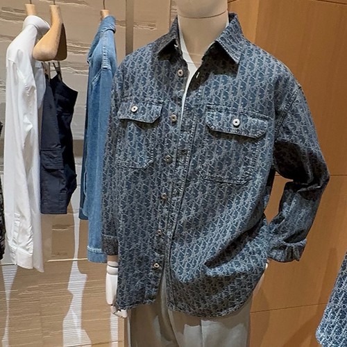 디올 오블리크 데님 셔츠 자켓 26SS