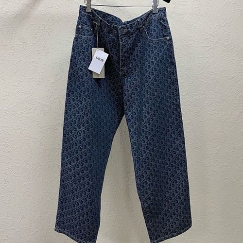 디올 오블리크 오버핏 데님 팬츠 진 청바지 26SS