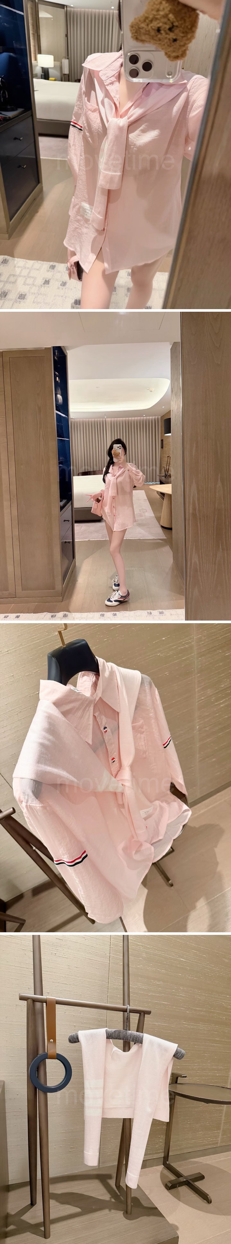 톰브라운 여성 린넨 남방 셔츠 26SS 상세이미지 5