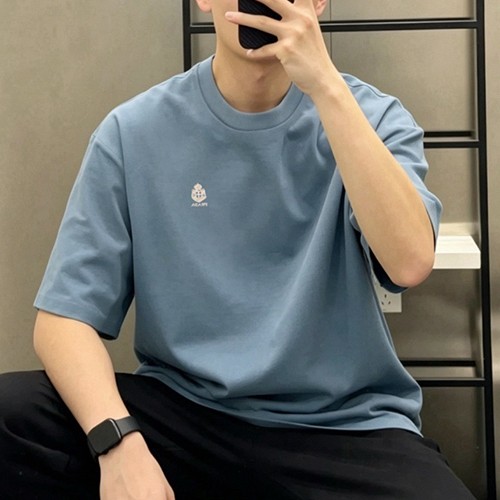 프라다 크라운 자수 반팔 티셔츠 26SS