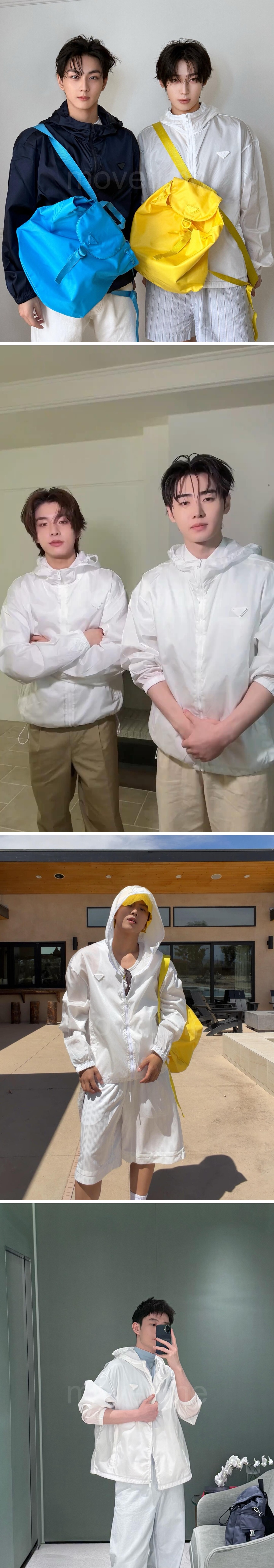 프라다 삼각로고 후드 바람막이 자켓 26SS 상세이미지 2