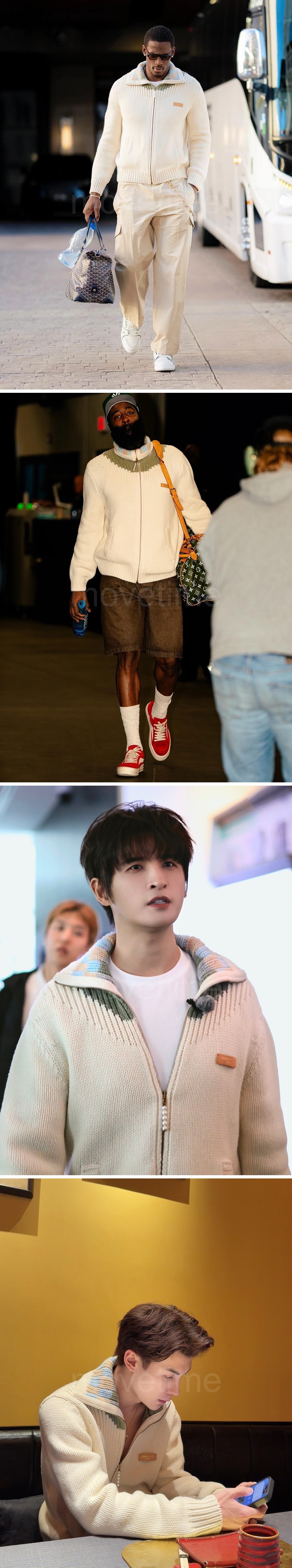 루이비통 인타르시아 집업 니트 트랙탑 스웨터 자켓 1AJUVP 26SS 상세이미지 2