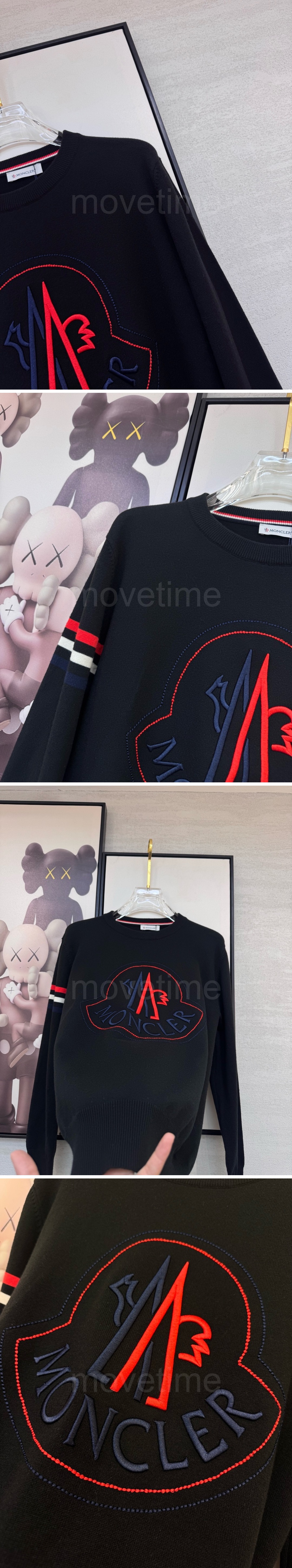 몽클레어 남자 가을 니트 스웨터 26SS 상세이미지 5