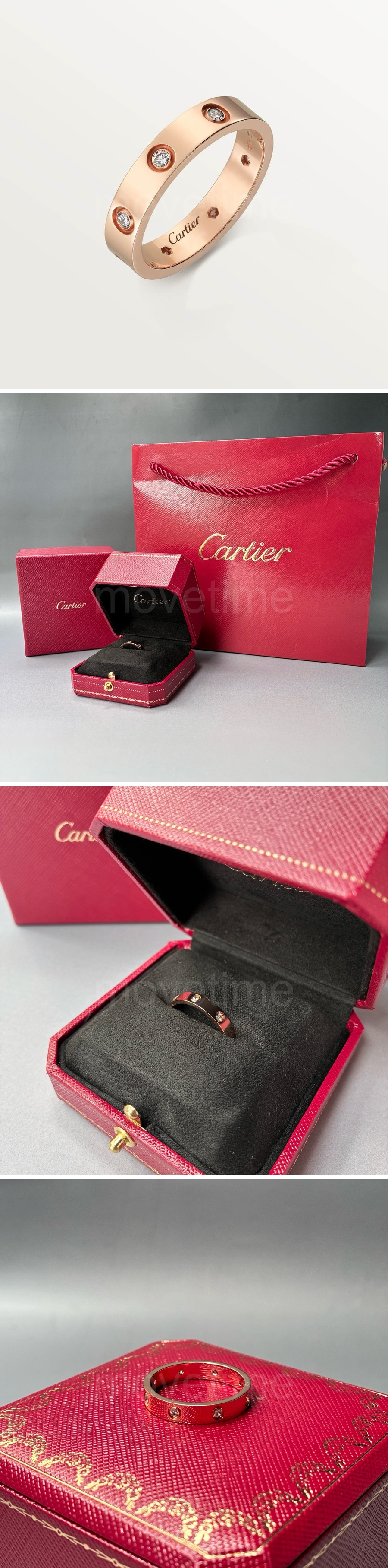까르띠에 LOVE 0.37cm 링 반지 26SS 상세이미지 2