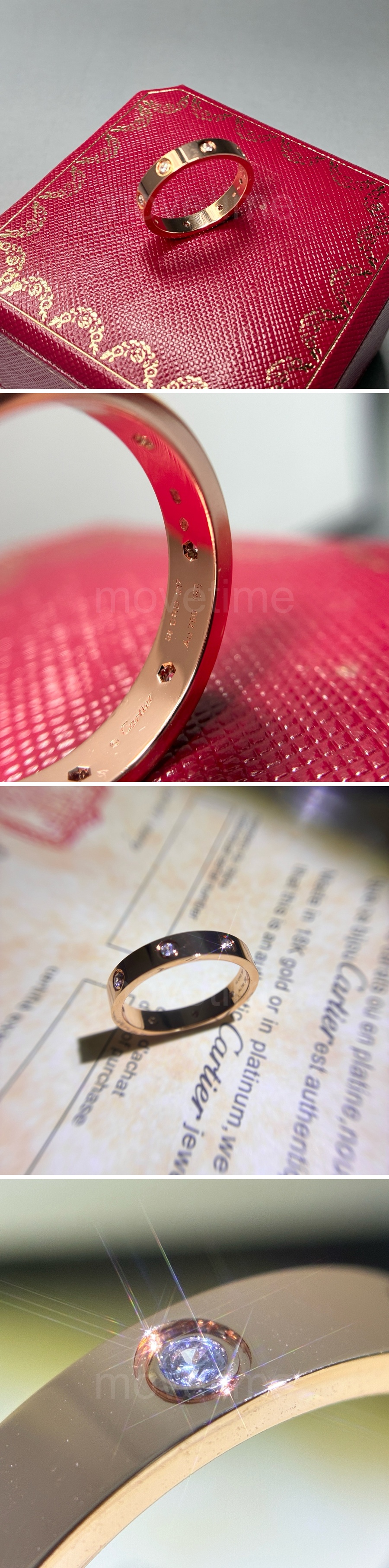 까르띠에 LOVE 0.37cm 링 반지 26SS 상세이미지 3