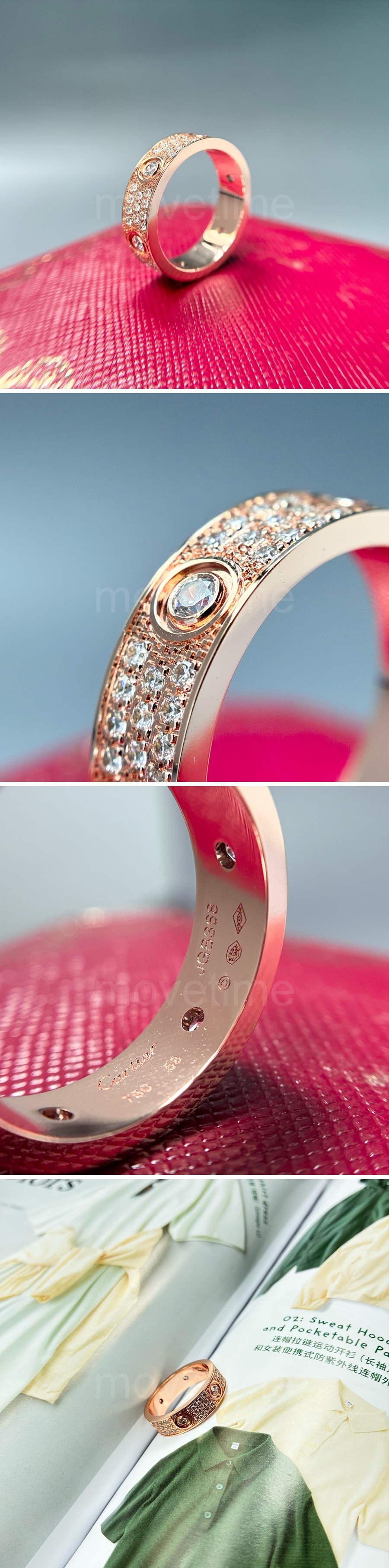 까르띠에 LOVE 0.57cm 링 반지 26SS 상세이미지 3