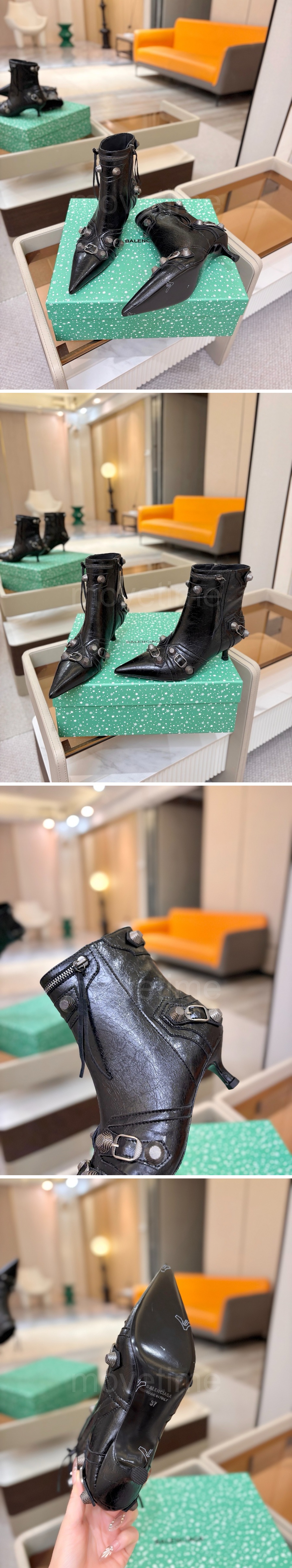 발렌시아가 여성 Cagole 5cm 힐 부츠 26SS 상세이미지 3