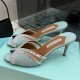아쿠아주라 Aquazzura 여성 8.5cm 힐 슬리퍼 26SS