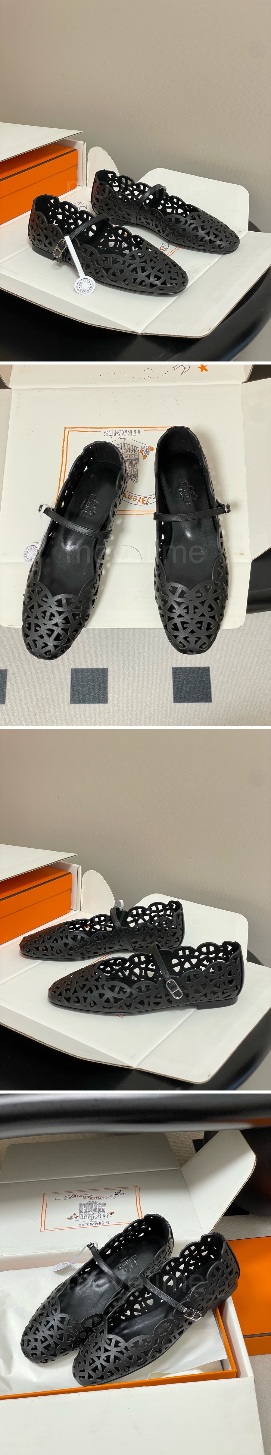 에르메스 여성 Chained\\\'Ancre 레더 가죽 구두 샌들 26SS 상세이미지 5