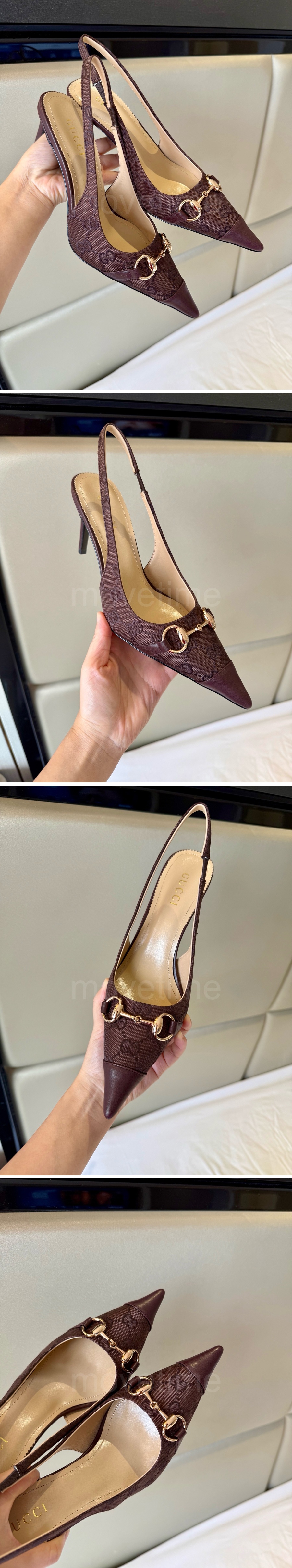 구찌 여자 8.5cm 힐 구두 샌들 레플리카 26SS 상세이미지 5
