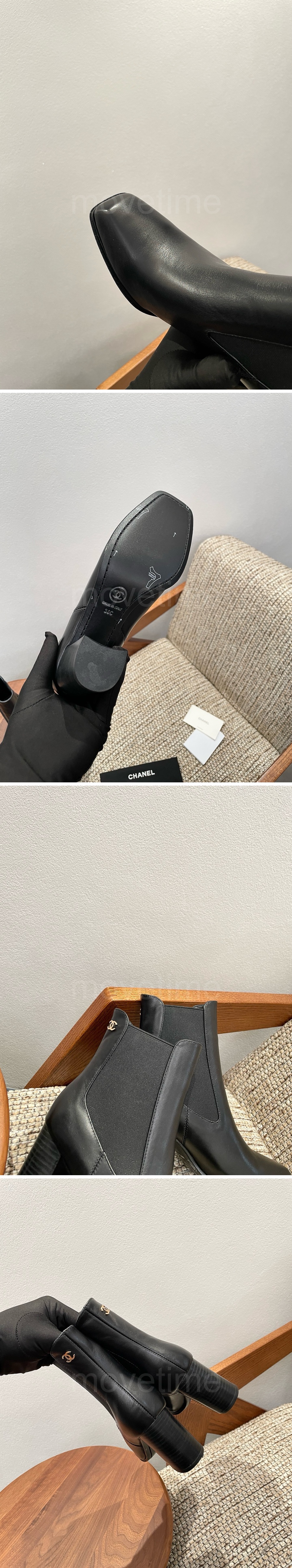 샤넬 여성 레더 가죽 부츠 26SS 상세이미지 3