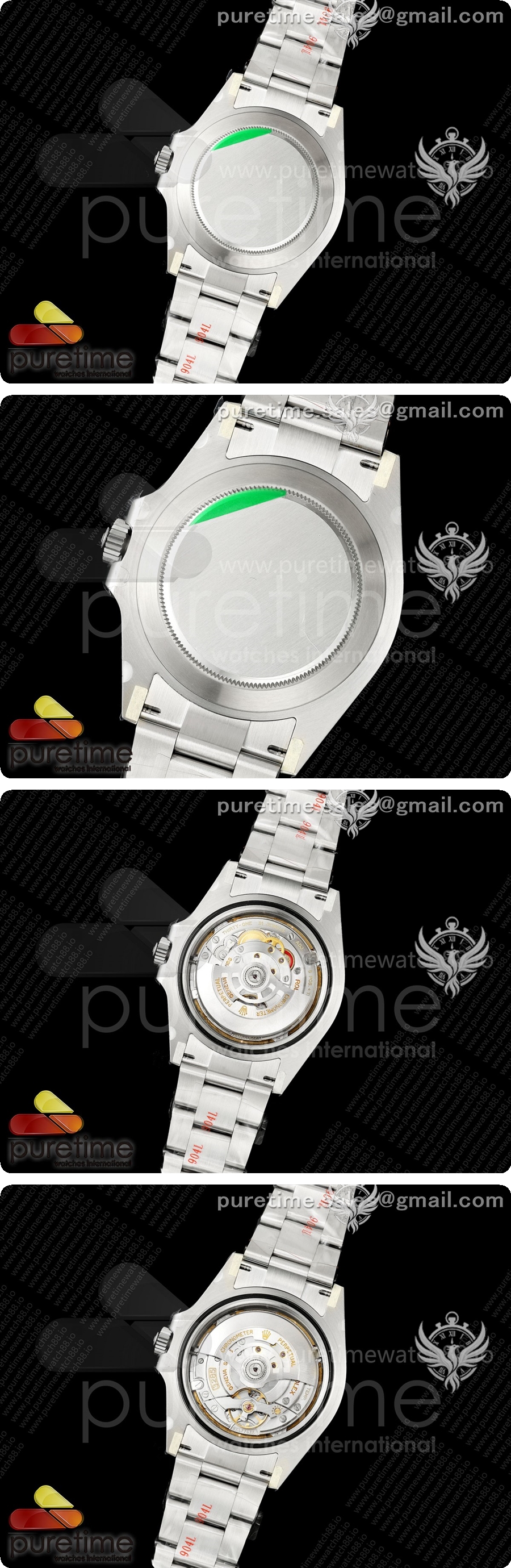 로렉스 익스플로러 레플리카 II 42mm 226570 904L 스테인리스 스틸 골드 메이커 1:1 블랙 다이얼 상세이미지 5