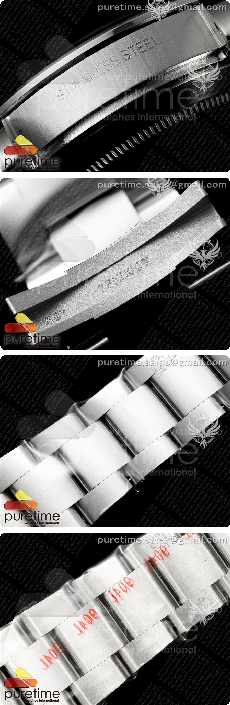 로렉스 익스플로러 레플리카 II 42mm 226570 904L 스테인리스 스틸 골드 메이커 1:1 블랙 다이얼 상세이미지 9