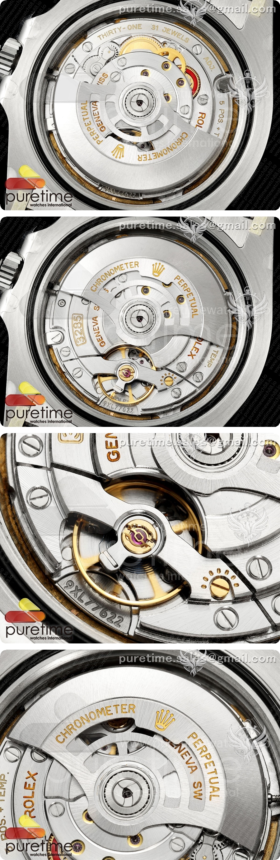 로렉스 익스플로러 레플리카 II 42mm 226570 904L 스테인리스 스틸 골드 메이커 1:1 베스트 에디션 화이트 다이얼 상세이미지 6