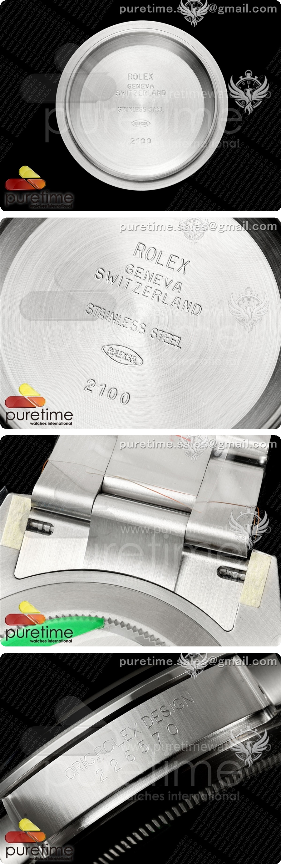 로렉스 익스플로러 레플리카 II 42mm 226570 904L 스테인리스 스틸 골드 메이커 1:1 베스트 에디션 화이트 다이얼 상세이미지 8