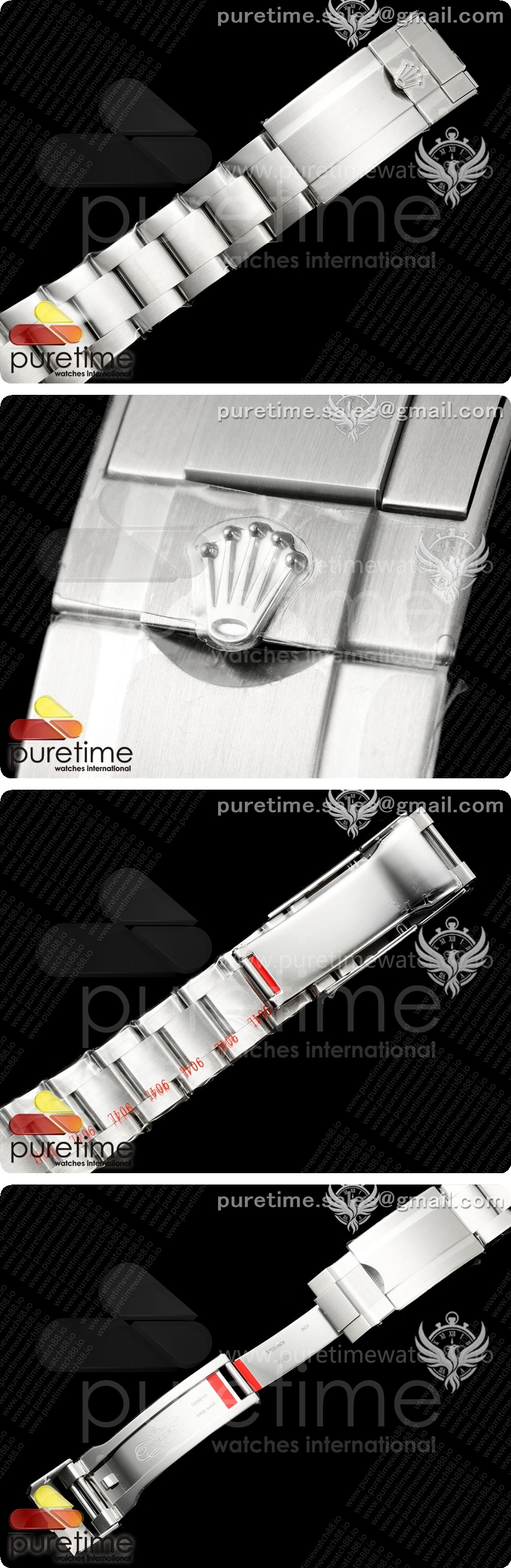 로렉스 익스플로러 레플리카 II 42mm 226570 904L 스테인리스 스틸 골드 메이커 1:1 베스트 에디션 화이트 다이얼 상세이미지 10