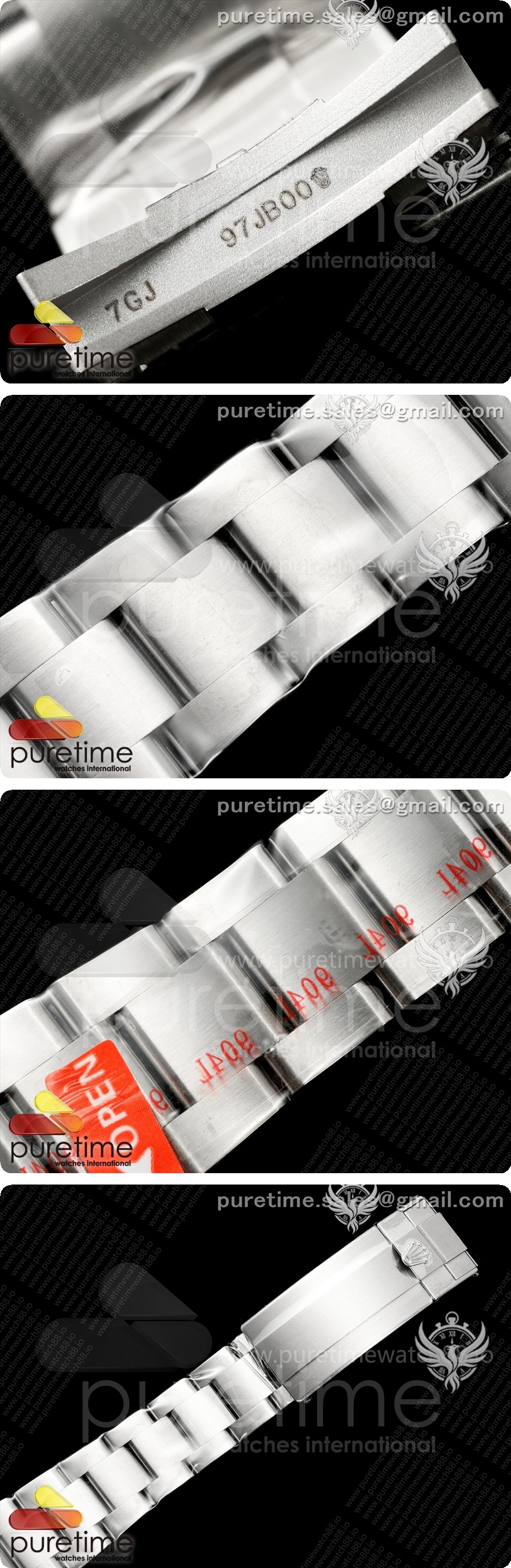 서브마리너 41mm 124060 논데이트 레플리카 904L 스틸 골드 메이커 1:1 JH3230 상세이미지 9