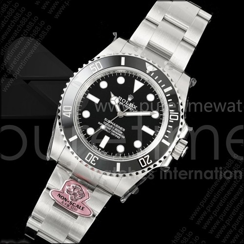 서브마리너 41mm 124060 논데이트 레플리카 904L 스틸 골드 메이커 1:1 JH3230
