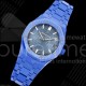 오데마피게 로얄 오크 레플리카 41mm 15500 블루 세라믹 ZF 블루 다이얼 블루 세라믹 브레이슬릿 SA4302