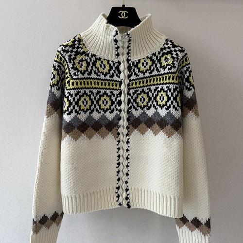 오픈 OPEN 여성 하이넥 니트 집업 자켓 26SS