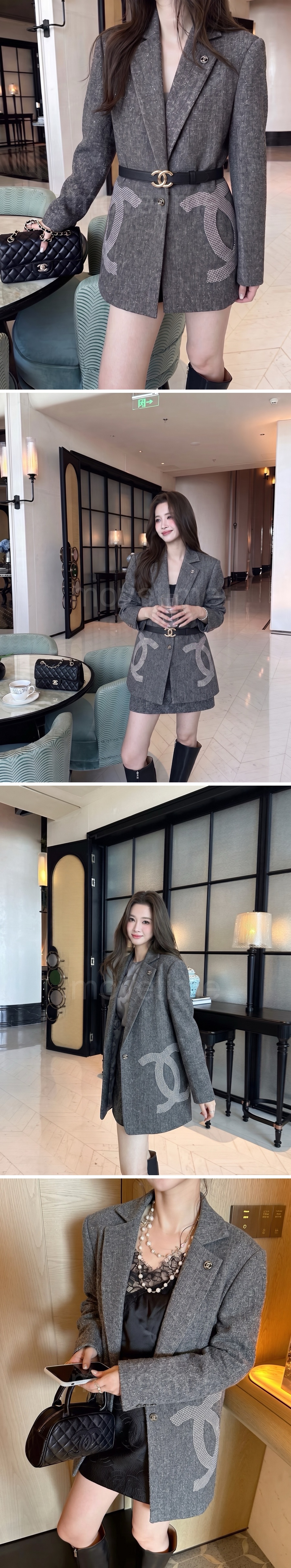 샤넬 여성 오버핏 정장 자켓 26SS 상세이미지 2