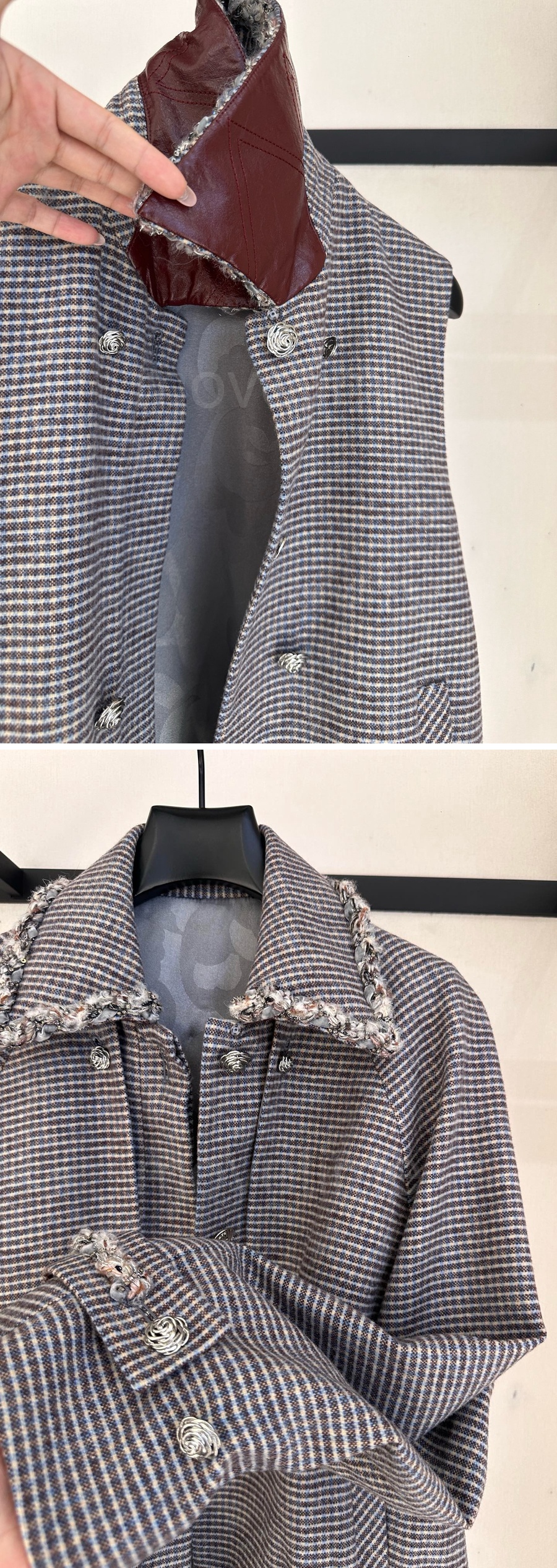 샤넬 여성 카라 트위드 자켓 2pcs 26SS 상세이미지 6