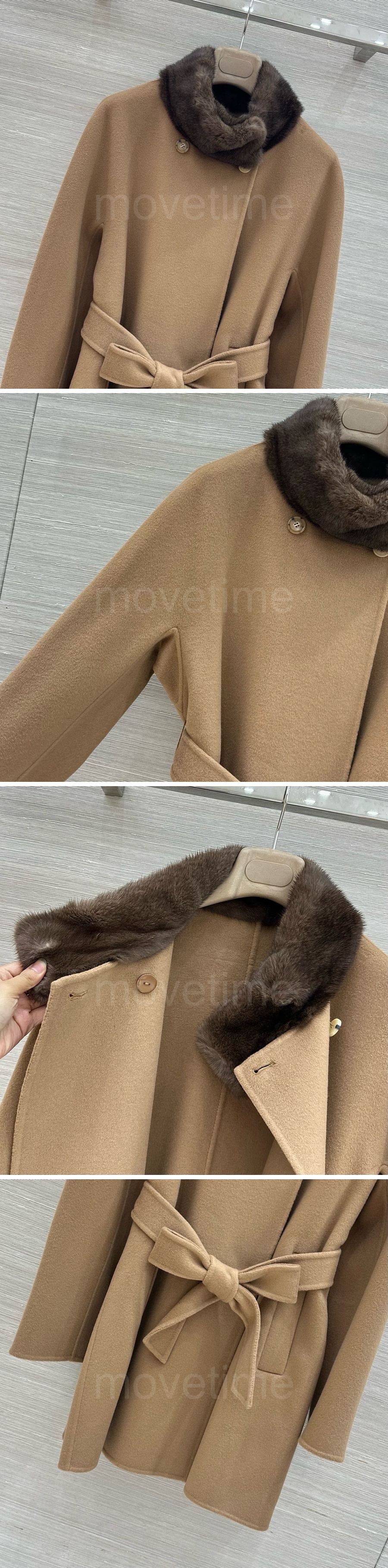 로로피아나 여성 퍼카라 캐시미어 코트 자켓 26SS 상세이미지 7