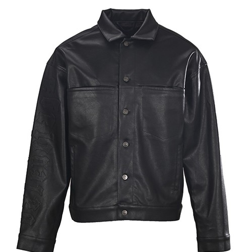 발렌시아가 BLCG SHIRT 레더 가죽 카라 자켓 26SS