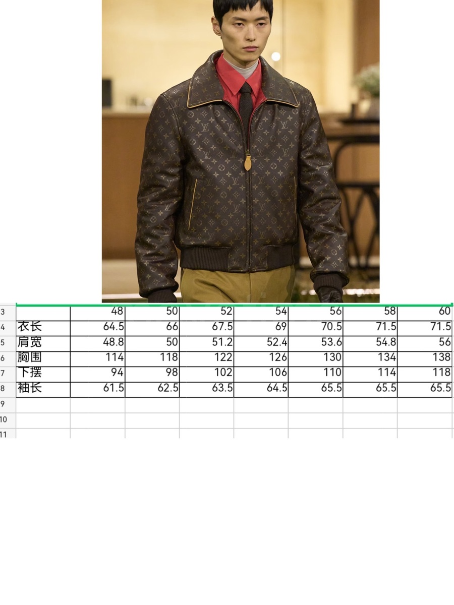루이비통 모노그램 레더 소가죽 자켓 레플리카 26SS 상세이미지 7